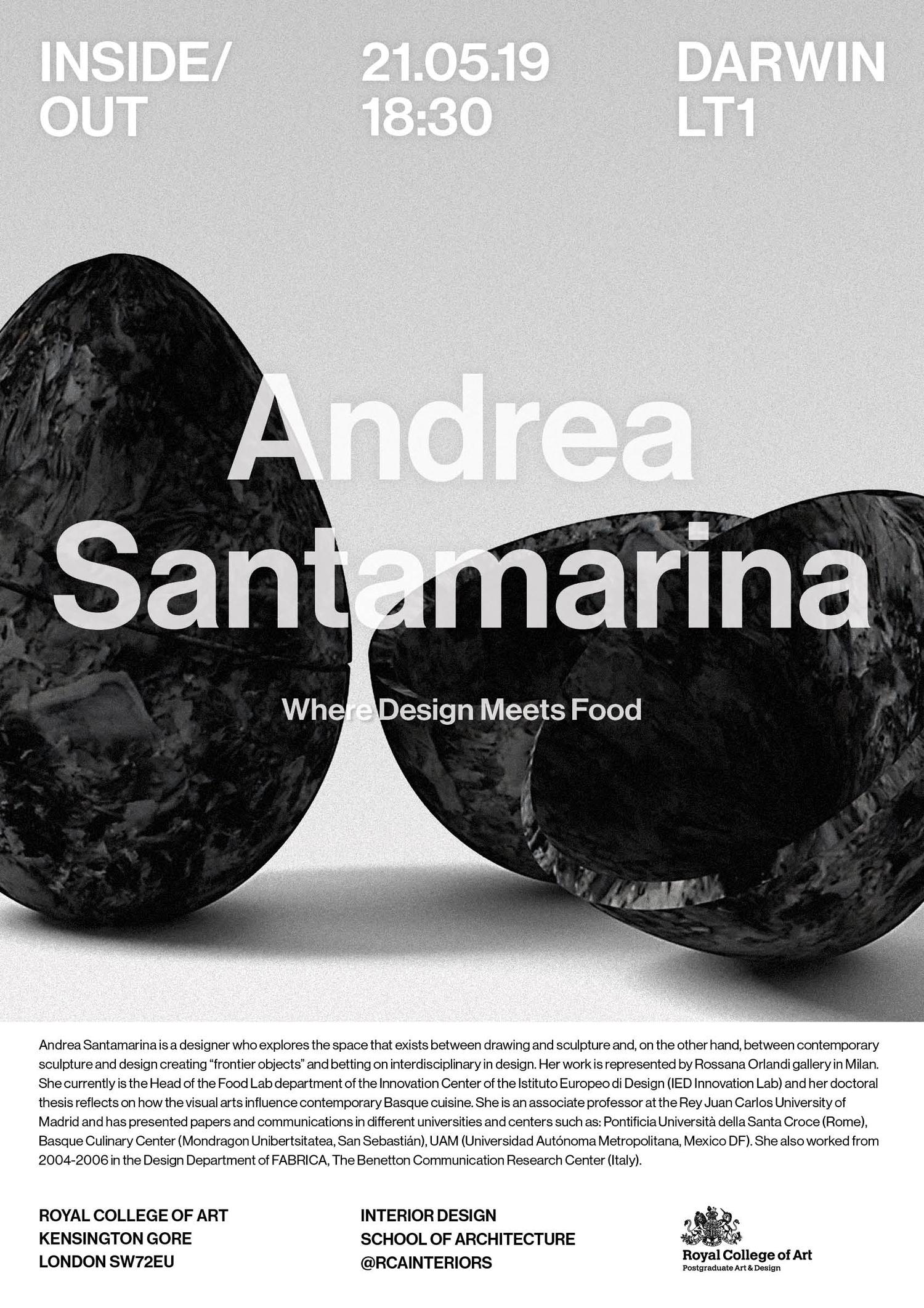 Andrea Santamarina poster (Product Design)