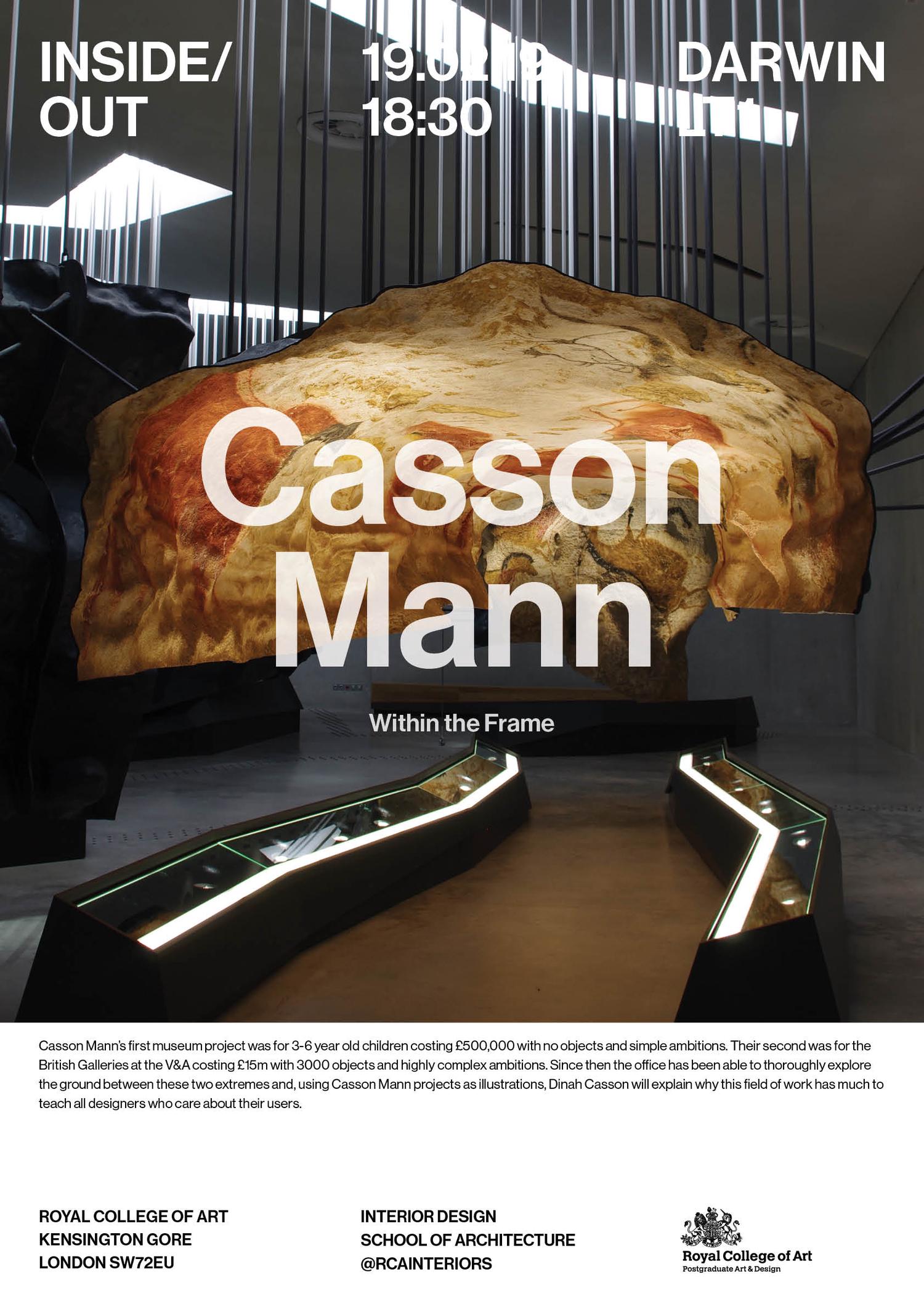 Casson Mann poster (Exhibition Design)