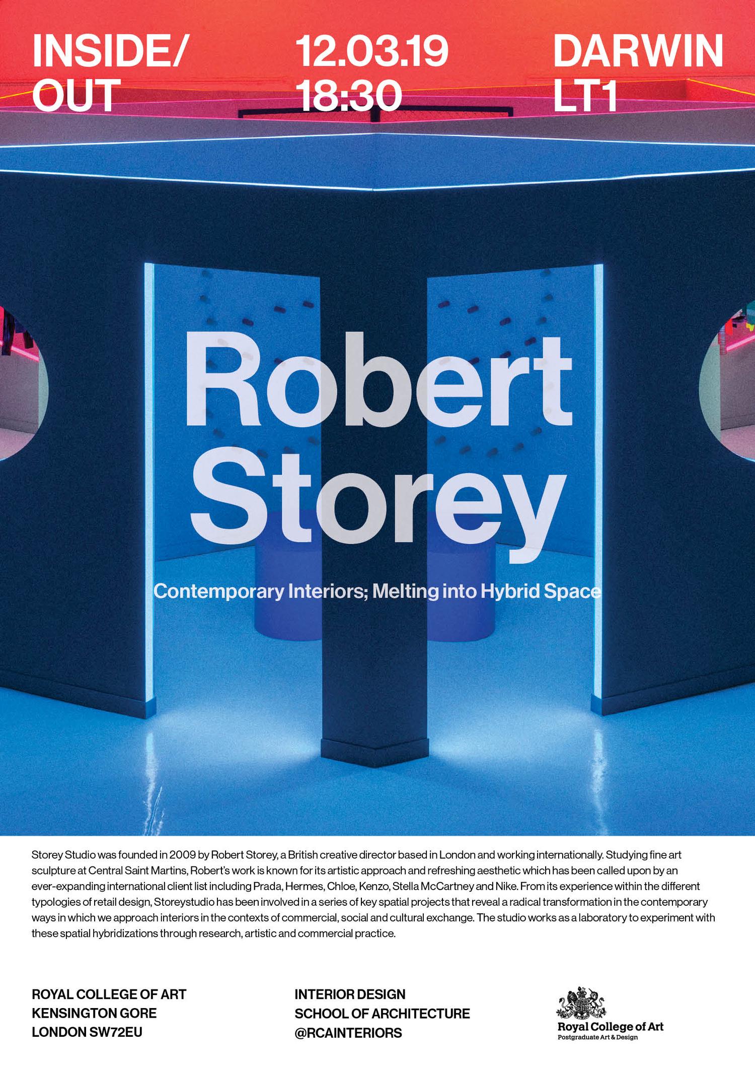Robert Storey poster (Set Design)