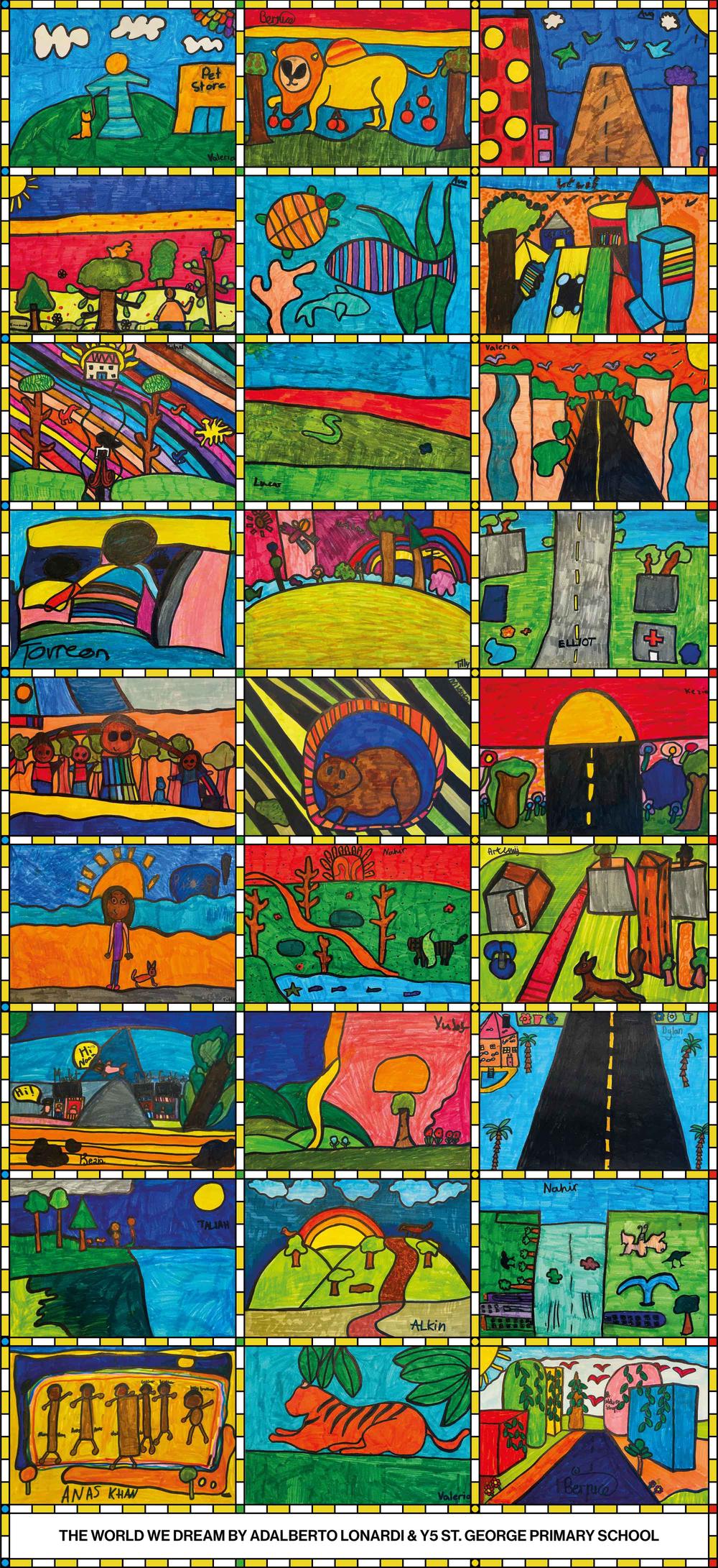 The World We Dream – Children artworks exhibited at COP 26